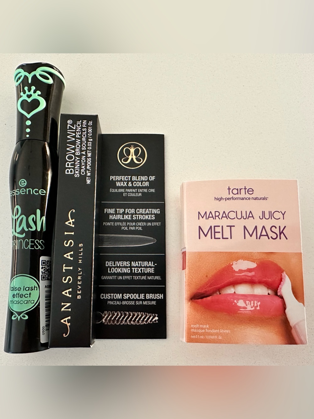 NEW 3-Pc Beauty Bundle | Tarte, ABH Brow Wiz Mini & Essence Mascara